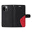 For OnePlus 13T 5G Leather Phone Case Stand Wallet with Bi-colour Splicing Design - Black - 3