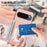 For Google Pixel 10 Pro / Google Pixel 10 Case RFID Blocking Card Holder Kickstand TPU + PU Leather Phone Back Cover - Rose Gold - 6