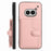 For Nothing Phone (2a) Case RFID Blocking Card Holder Kickstand TPU + PU Leather Phone Back Cover - Rose Gold - 2