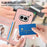 For Nothing Phone (2a) Case RFID Blocking Card Holder Kickstand TPU + PU Leather Phone Back Cover - Rose Gold - 6