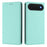 For iPhone Air Wallet Case RFID Blocking Litchi Texture Leather Mobile Cover - Mint Green - 1