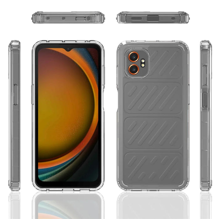For Samsung Galaxy XCover7 Pro Clear Phone Case TPU+Acrylic Shockproof Phone Back Cover - Clear - 1