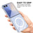 For Samsung Galaxy Z Flip7 5G Clear Phone Magnetic Case TPU+Acrylic Back Cover - Clear - 5