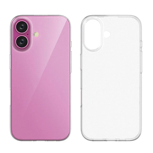 KALEBOL KLB-TPU012 For iPhone 17 Case 1.5mm Clear TPU Protective Cover Large Camera Cutout - 1