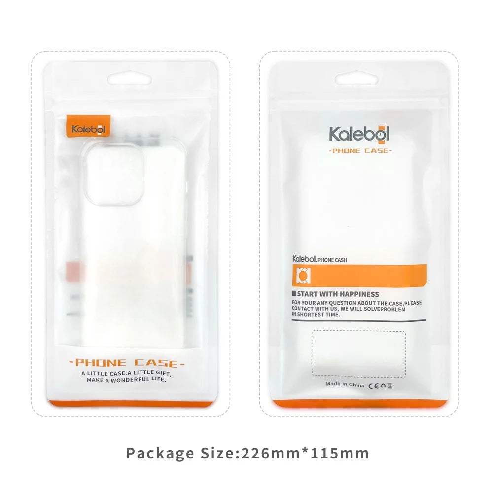 KALEBOL KLB-TPU012 For iPhone 17 Case 1.5mm Clear TPU Protective Cover Large Camera Cutout - 6