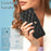 For iPhone 15 Pro Case Multi Card Slots Zipper Rhombus Leather Phone Cover with Wrist Strap - Black - 7