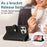 For iPhone 15 Pro Max Case Multi Card Slots Zipper Rhombus Leather Phone Cover with Wrist Strap - Black - 6