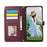 For Google Pixel 8a Case Multi Card Slots Zipper Rhombus Leather Phone Cover with Wrist Strap - Wine Red - 2