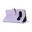 For Google Pixel 9 / 9 Pro Case Multi Card Slots Zipper Rhombus Leather Phone Cover with Wrist Strap - Purple - 4