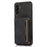 For Samsung Galaxy S24 FE Phone Case Tri-Fold Wallet Kickstand PU Leather + TPU Back Cover - Black - 1