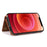 For iPhone 15 Pro Phone Case Tri-Fold Wallet Kickstand PU Leather + TPU Back Cover - Red - 5