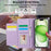 For iPhone 16 Case Multi Card Slots Zipper Leather Phone Cover with Shoulder Strap / Wrist Strap - Purple - 6
