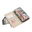 For iPhone 17e / 16e Case Multi Card Slots Zipper Leather Phone Cover with Shoulder Strap / Wrist Strap - Beige - 5