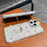 For iPhone 14 Pro Case with Ring Kickstand Rhinestone Edge TPU + PC IMD Phone Cover - Starry Transparent - 3