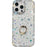 For iPhone 14 Pro Max Case with Ring Kickstand Rhinestone Edge TPU + PC IMD Phone Cover - Starry Transparent - 1