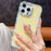 For iPhone 14 Pro Max Case with Ring Kickstand Rhinestone Edge TPU + PC IMD Phone Cover - Starry Transparent - 6