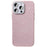 JAUCASE For iPhone 15 Pro Case Compatible with MagSafe Textured PU + TPU + PC Phone Back Cover - Pink - 1