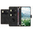 For iPhone 17 Case Tulip Leather Phone Cover with 5 Card Slots Wallet - Black - 2