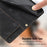 For iPhone Air Case Tulip Leather Phone Cover with 5 Card Slots Wallet - Black - 7