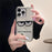 For iPhone 16 Pro Max Case Eyes Glass Pattern Electroplating TPU Acrylic Phone Back Cover - 4