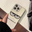 For iPhone 16 Pro Case Eyes Glass Pattern Electroplating TPU Acrylic Phone Back Cover - 6