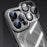 For iPhone 16 Pro Max Case Compatible with MagSafe PC + TPU Phone Cover with Detachable Camera Lens Film - Grey - 3