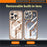 For iPhone 16 Pro Max Case Compatible with MagSafe PC + TPU Phone Cover with Detachable Camera Lens Film - Grey - 4