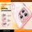 For iPhone 16 Pro Max Case PC + TPU Clear Phone Cover with Glitter Camera Lens Film - Titanium Gold - 5