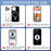 For iPhone 15 E-Ink Phone Case Compatible with MagSafe NFC 6-Color TPU + PC Back Cover - 7