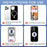 For iPhone 16 E-Ink Phone Case Compatible with MagSafe NFC 6-Color TPU + PC Back Cover - 7