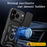 For iPhone 17 Pro Max Case with Slide Camera Lid PC + TPU Kickstand Phone Cover - Black - 3