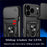 For iPhone 17 Pro Max Case with Slide Camera Lid PC + TPU Kickstand Phone Cover - Black - 6