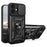 For iPhone 17 Case with Slide Camera Lid PC + TPU Kickstand Phone Cover - Black - 1