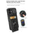 For iPhone 17 Case PC + TPU Kickstand Phone Back Cover with Camera Slider - Black - 3