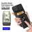 For iPhone 17 Case PC + TPU Kickstand Phone Back Cover with Camera Slider - Black - 6