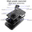 For iPhone 17 Pro Case PC + TPU Kickstand Phone Back Cover with Camera Slider - Black - 7