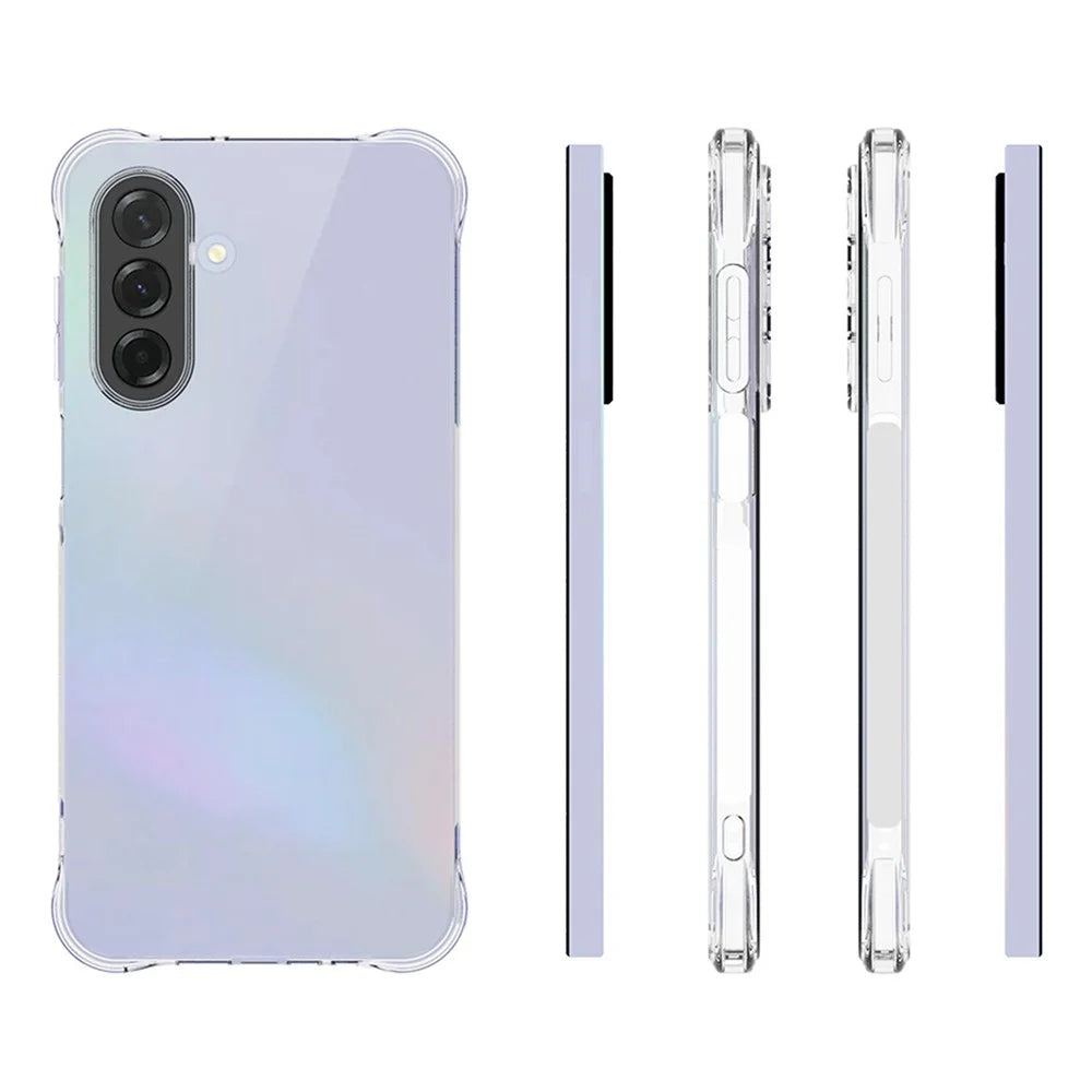 For Samsung Galaxy A18 5G / A18 4G / A17 5G / A17 4G TPU Phone Case Non Slip Transparent Mobile Phone Cover - 5