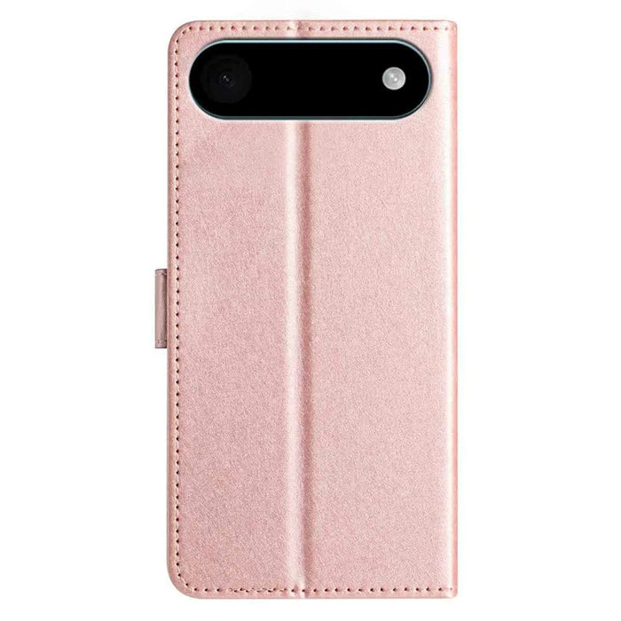 For iPhone Air Wallet Case Leather Folio Phone Cover Magnetic Clasp - Rose Gold - 7