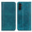 Anti-fall Phone Case For Samsung Galaxy A14 5G / A14 4G , Split Leather Cell Phone Cover with Stand - Green - 1
