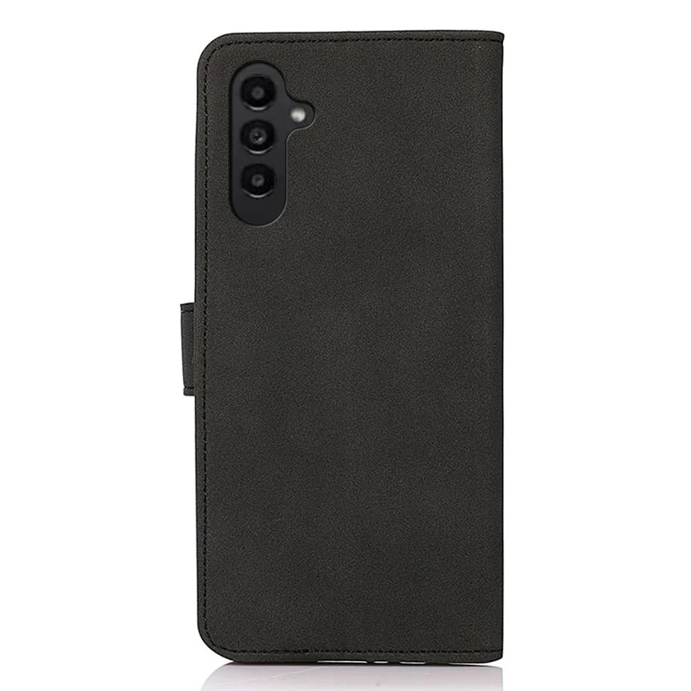KHAZNEH For Samsung Galaxy A14 5G / A14 4G PU Leather Phone Case Stand Phone Wallet Cover - Black - 7