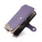For vivo X200s 5G Leather Case Wallet Stand Cover Irregular Tail Style with Chain Strap - Purple - 4