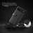 For iPhone Air Case Genuine Split Leather Phone Cover with Wallet Stand - Black - 2