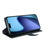 For iPhone Air Case Genuine Split Leather Phone Cover with Wallet Stand - Black - 4