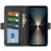 For Sony Xperia 1 VII Case Calf Texture Leather Wallet Phone Cover - Black - 5