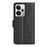 For Realme 14 5G Case Calf Texture Leather Wallet Phone Cover - Black - 3