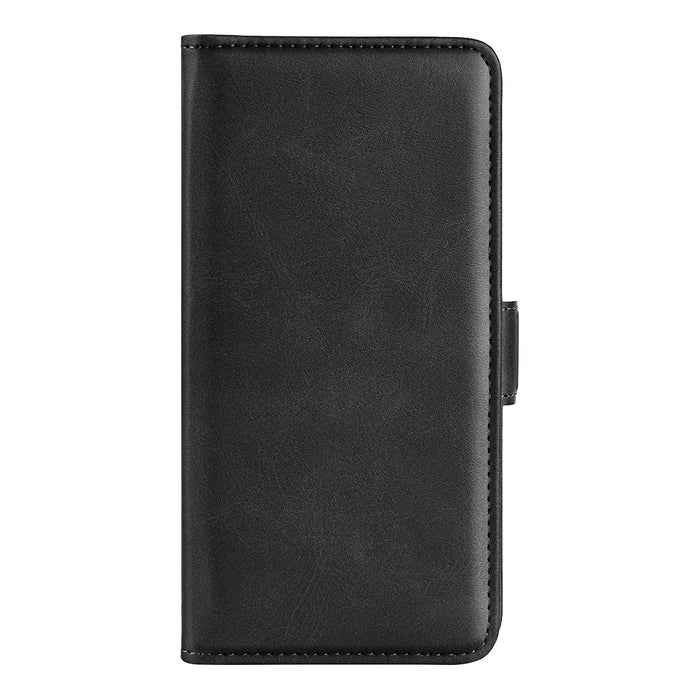For iPhone Air Case Calf Texture Leather Wallet Phone Cover - Black - 2