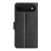 For iPhone Air Case Calf Texture Leather Wallet Phone Cover - Black - 3