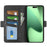 For iPhone 18 Pro Max / 17 Pro Max Case Calf Texture Leather Wallet Phone Cover - Black - 5
