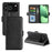For iPhone 18 Pro Max / 17 Pro Max Case Calf Texture Leather Wallet Phone Cover - Black - 6
