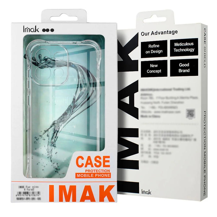 IMAK For iPhone 17 Case TPU Phone Cover Airbag Shockproof Protection - Transparent - 7